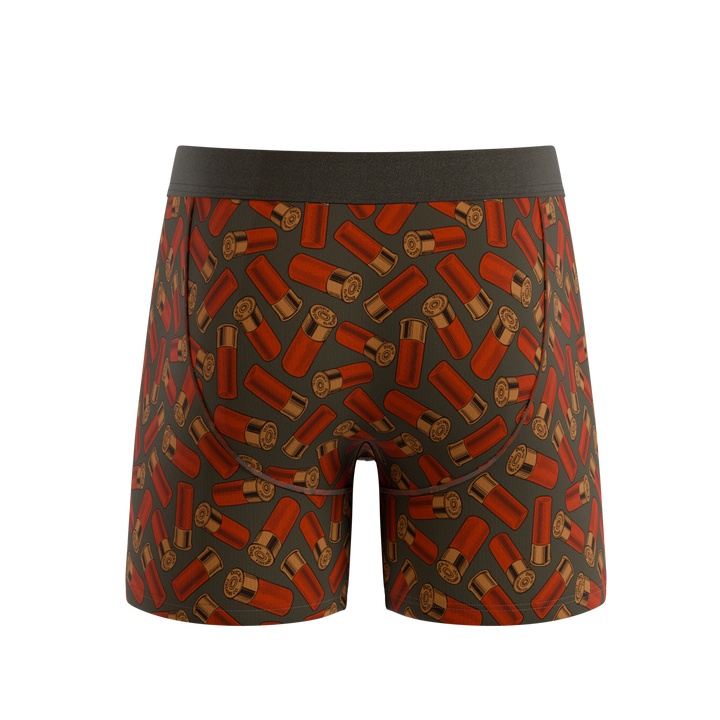 Shinesty The Duck Cover mallard Ball Hammock underwear with fly – men's mallard duck print fly boxer