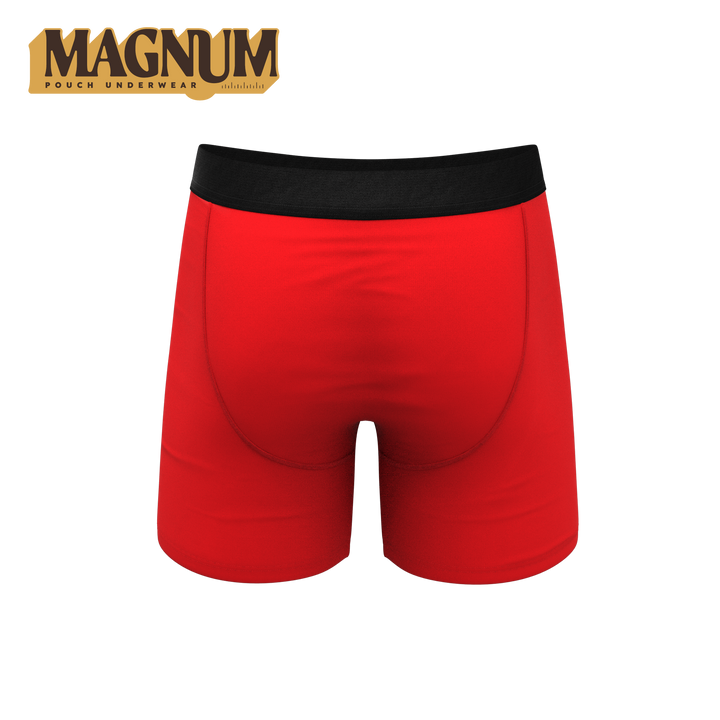 Men's Magnum Big Pouch Boxer Briefs - The Early Risers - Rooster Print