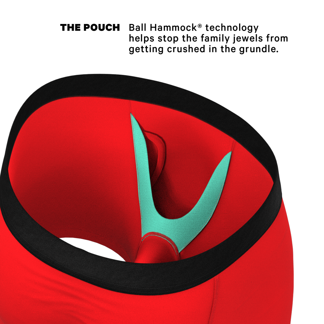 The Early Risers Boxer Briefs | Barnyard Rooster Ball Hammock® Pouch with Fly