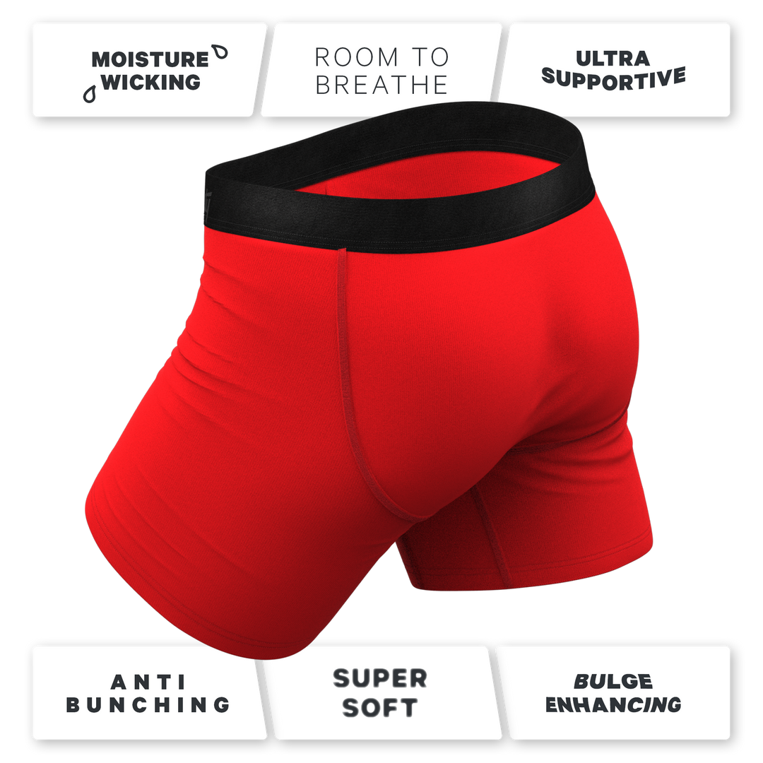 The Early Risers Boxer Briefs | Barnyard Rooster Ball Hammock® Pouch with Fly