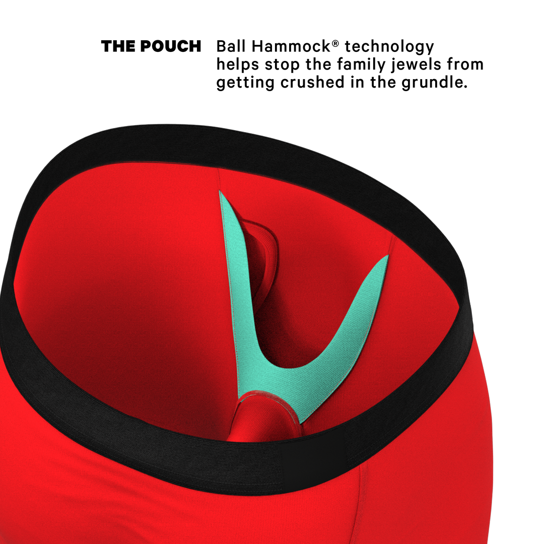 The Early Risers Barnyard Rooster Long Leg Ball Hammock® Boxer Briefs with Fly