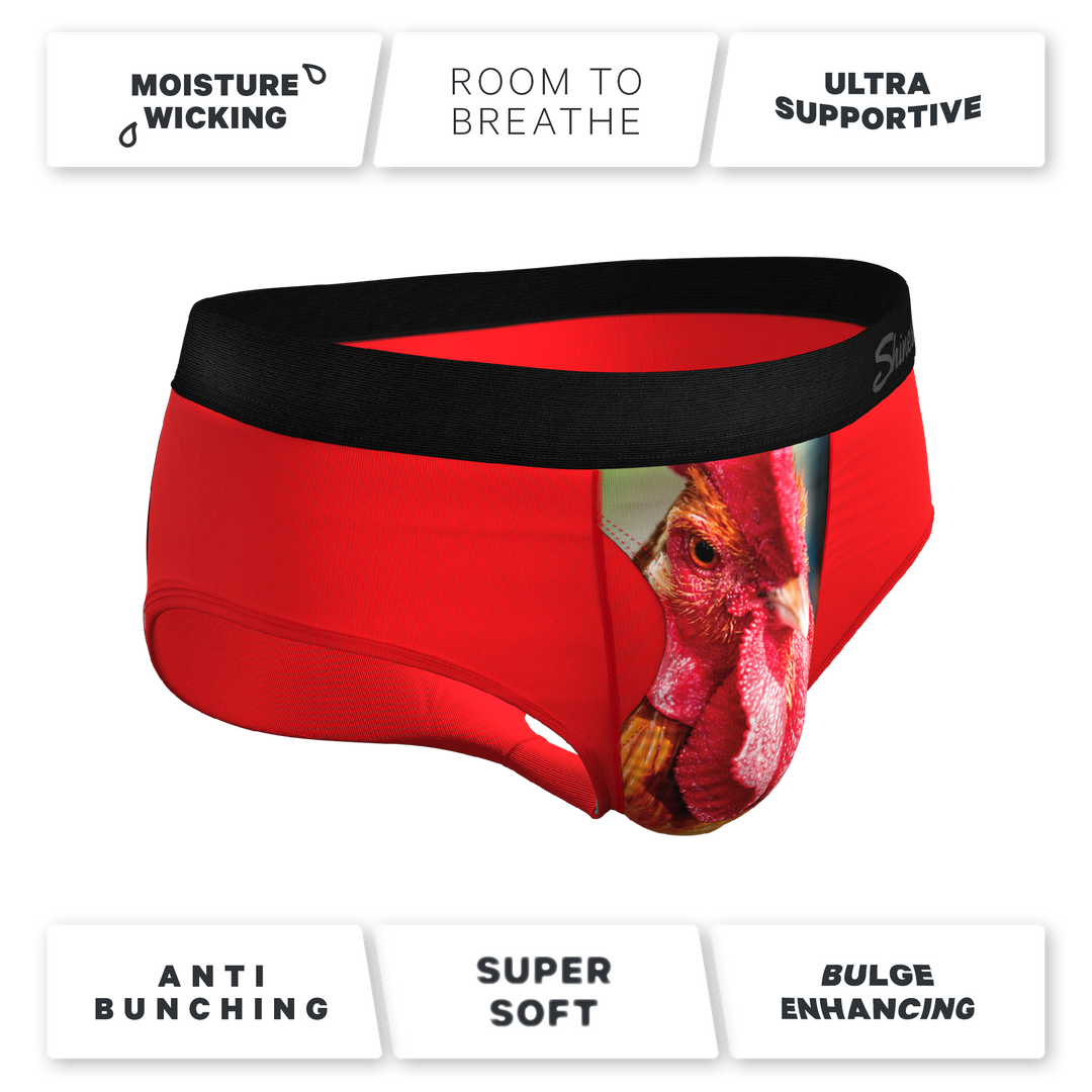 Shinesty "Early Risers" Rooster Ball Hammock® Pouch Briefs