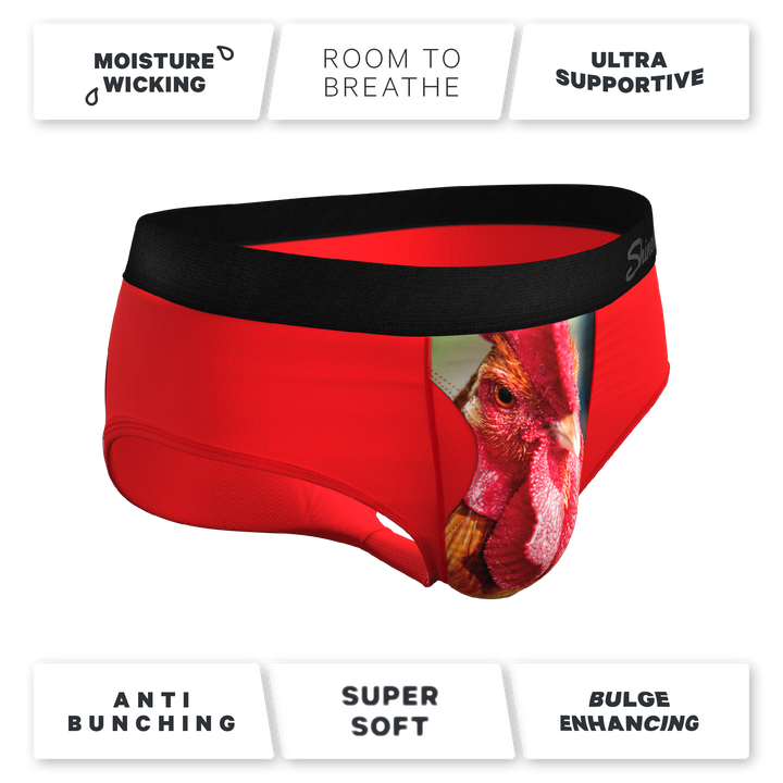 Shinesty "Early Risers" Rooster Ball Hammock® Pouch Briefs