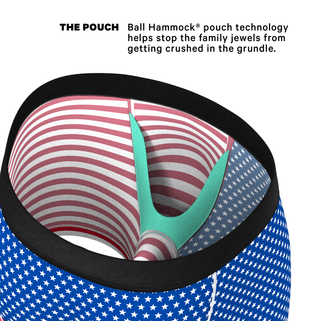 The Ellis Island USA Flag Ball Hammock® Pouch Underwear | Patriotic Comfort