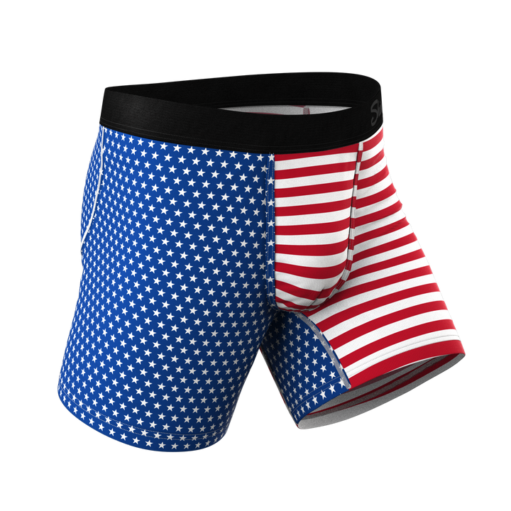 The Ellis Island USA Flag Ball Hammock® Pouch Underwear | Patriotic Comfort