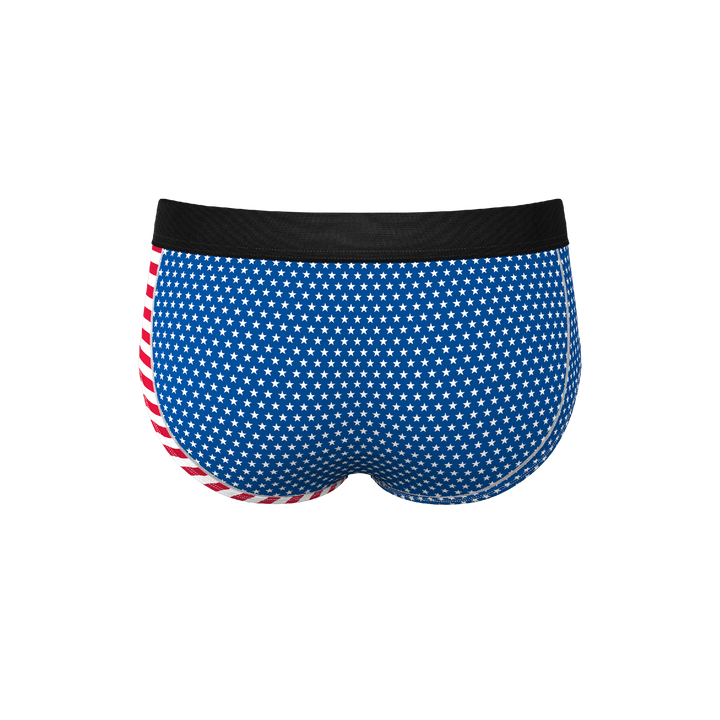 The Ellis Island USA Flag Ball Hammock® Briefs - Shinesty Patriotic Pouch Underwear