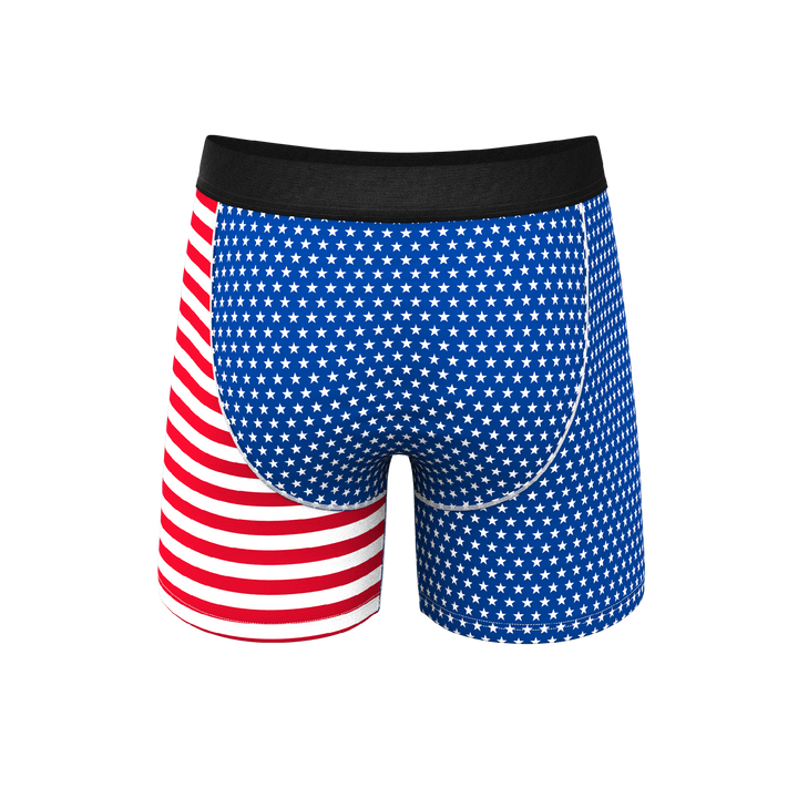 The Ellis Island USA Flag Ball Hammock® Pouch Underwear | Patriotic Comfort