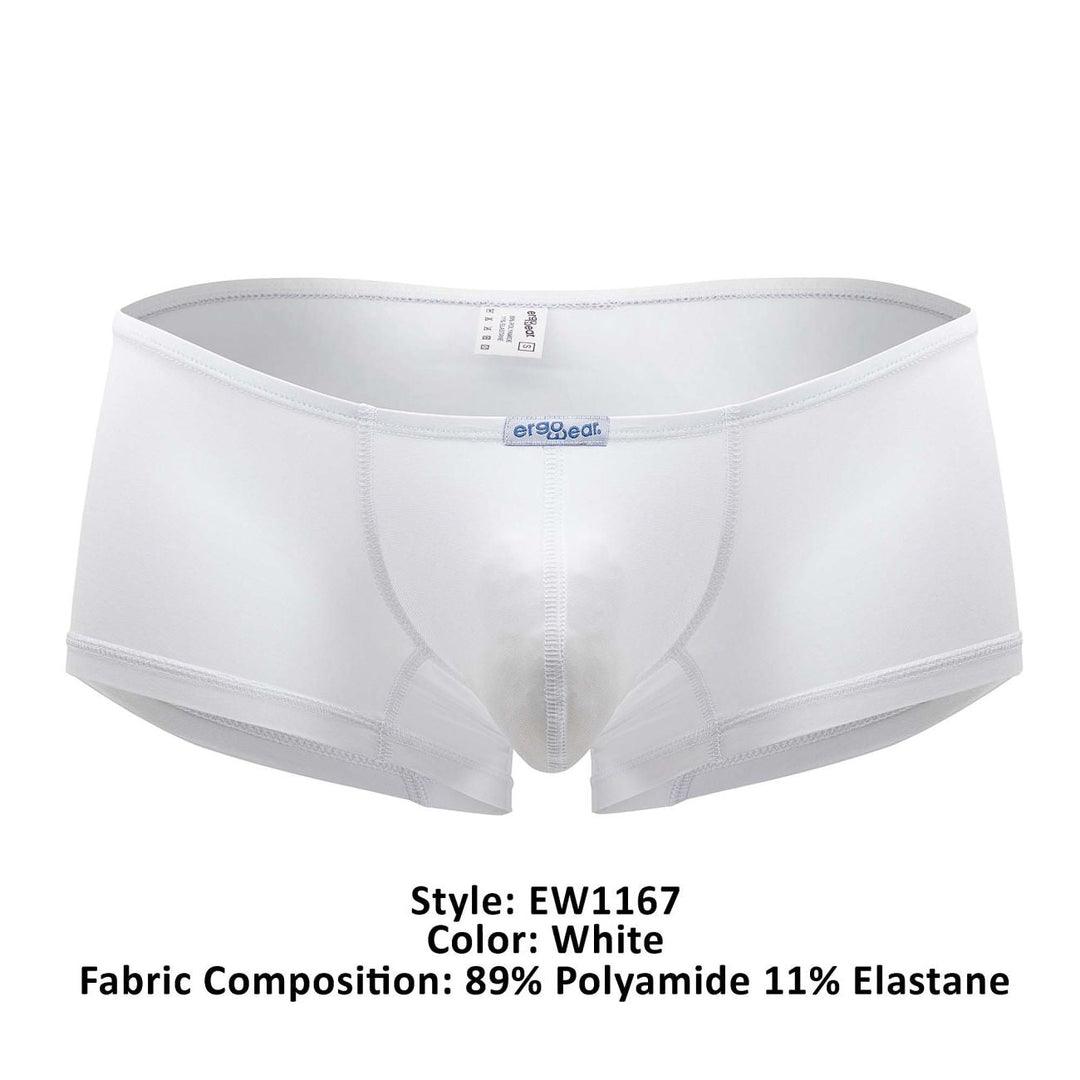 ErgoWear X4D Men's Trunk Underwear in White – men's trunks