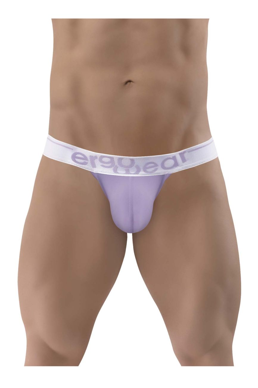 ErgoWear men's lilac MAX SE bikini briefs – ergonomic pouch low-rise underwear