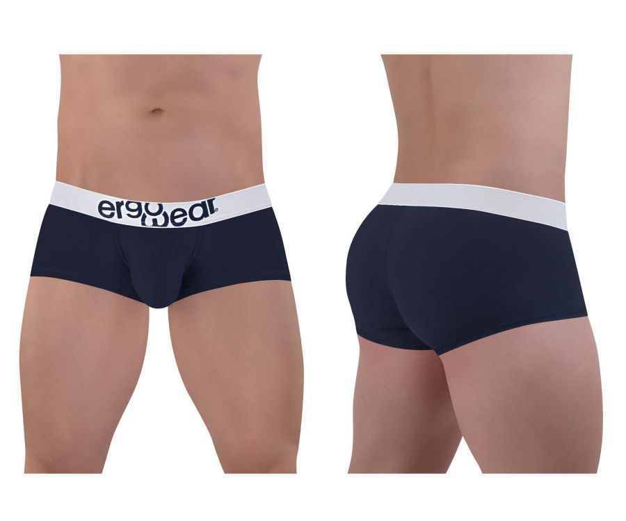 ErgoWear MAX COTTON Trunks in Navy Blue – men's trunks