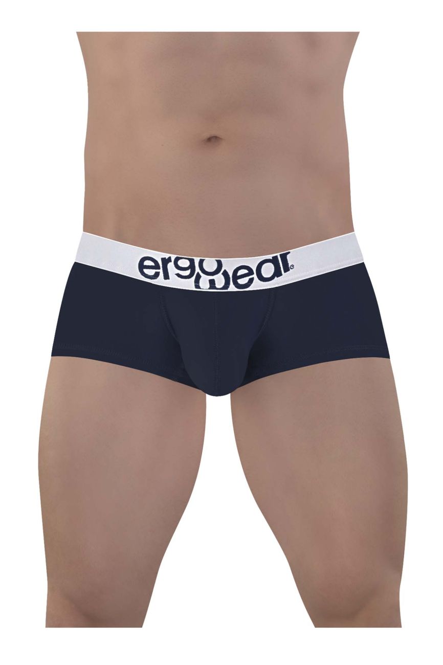 ErgoWear MAX COTTON Trunks in Navy Blue – men's trunks