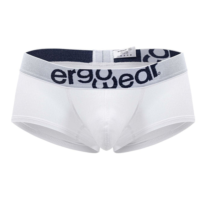 ErgoWear MAX COTTON Trunks in White – men's trunks