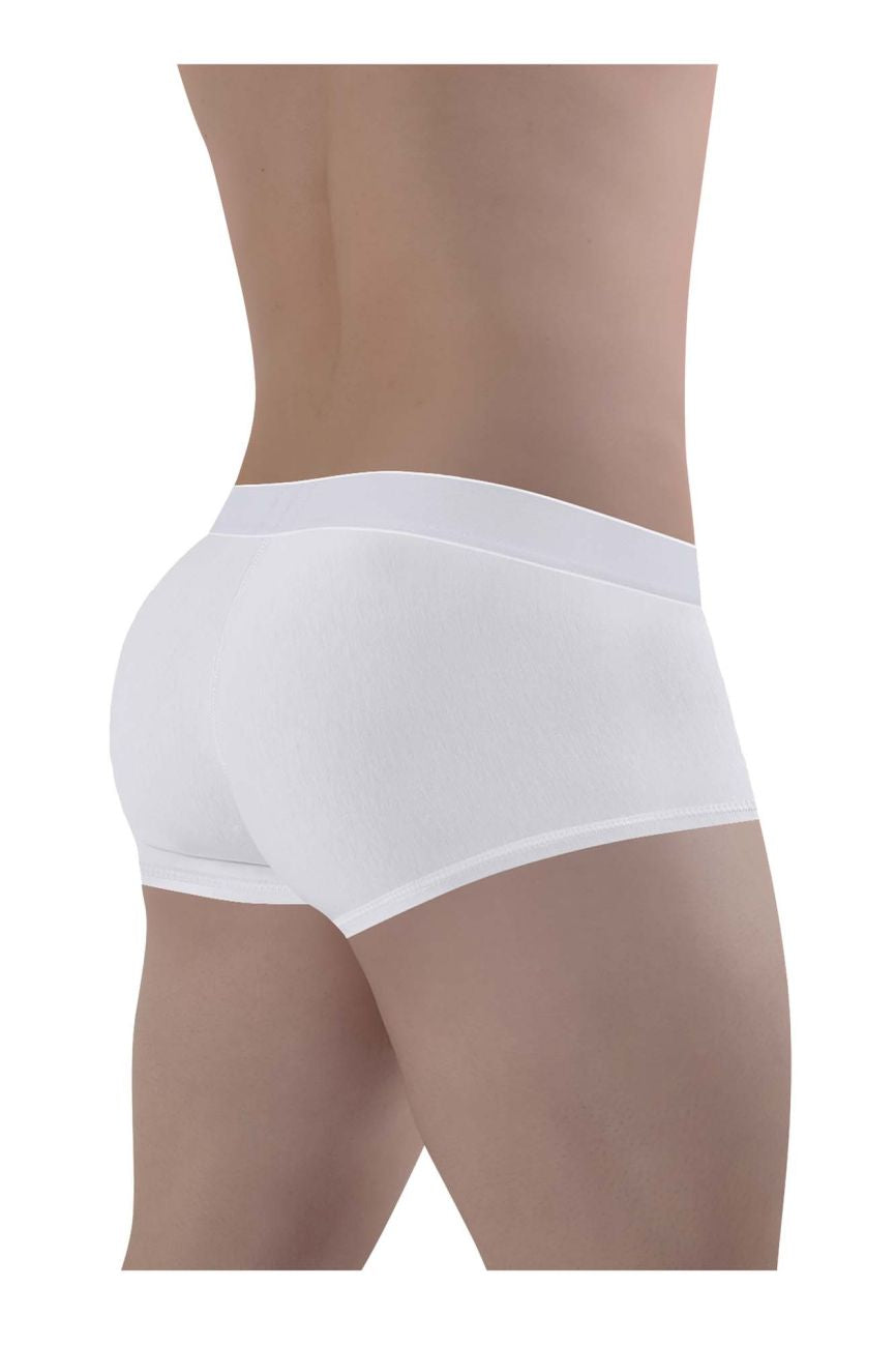 ErgoWear MAX COTTON Trunks in White – men's trunks