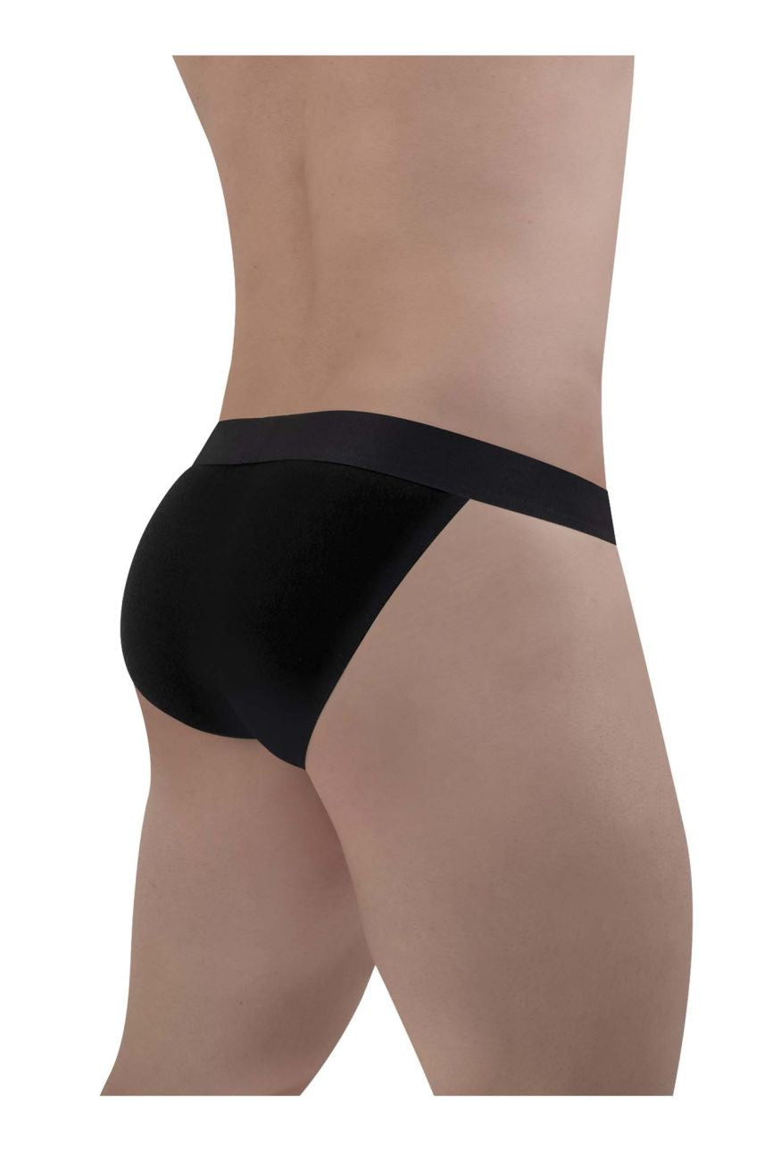 ErgoWear EW1483 MAX COTTON Bikini in black – men's black cotton bikini brief underwear