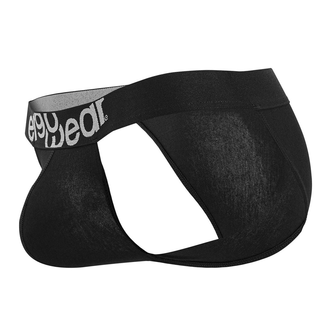 ErgoWear EW1483 MAX COTTON Bikini in black – men's black cotton bikini brief underwear