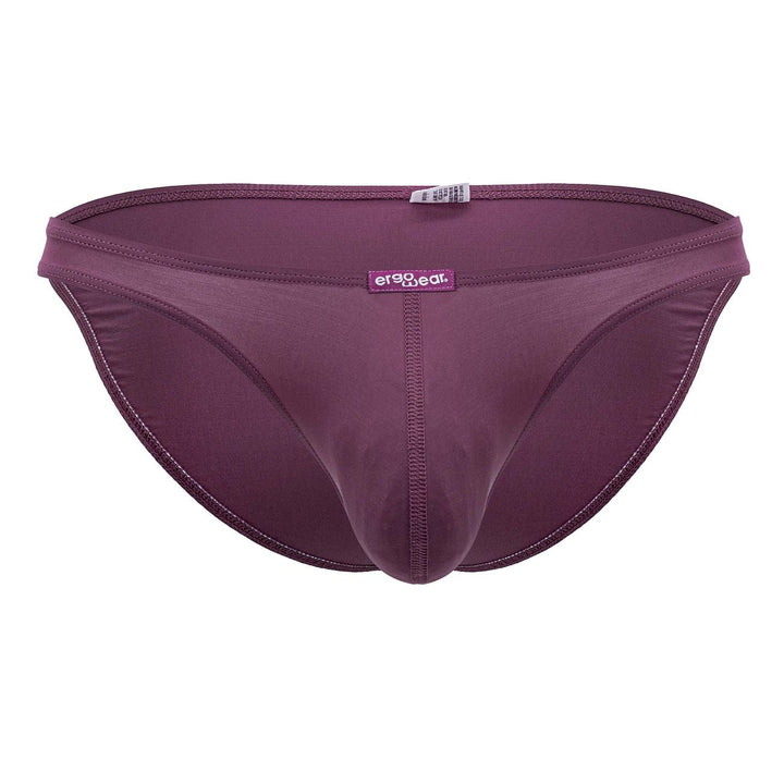 ErgoWear men's dusty pink X4D bikini briefs – silky polyamide full-coverage underwear