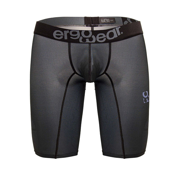 ErgoWear men's dark gray MAX SE athletic compression shorts – performance gym wear
