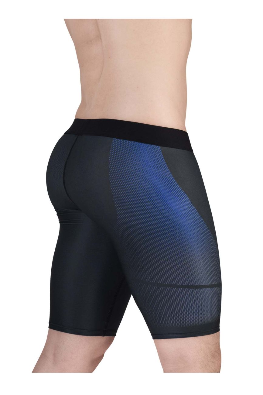 ErgoWear men's dark gray MAX SE athletic compression shorts – performance gym wear