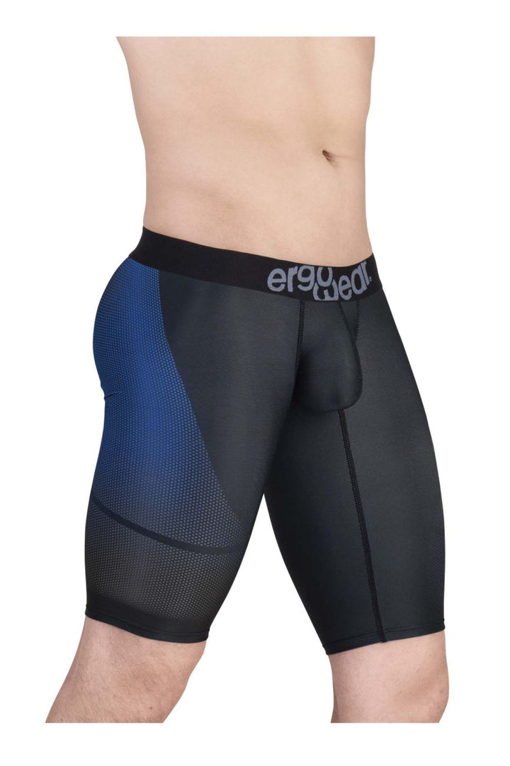 ErgoWear men's dark gray MAX SE athletic compression shorts – performance gym wear