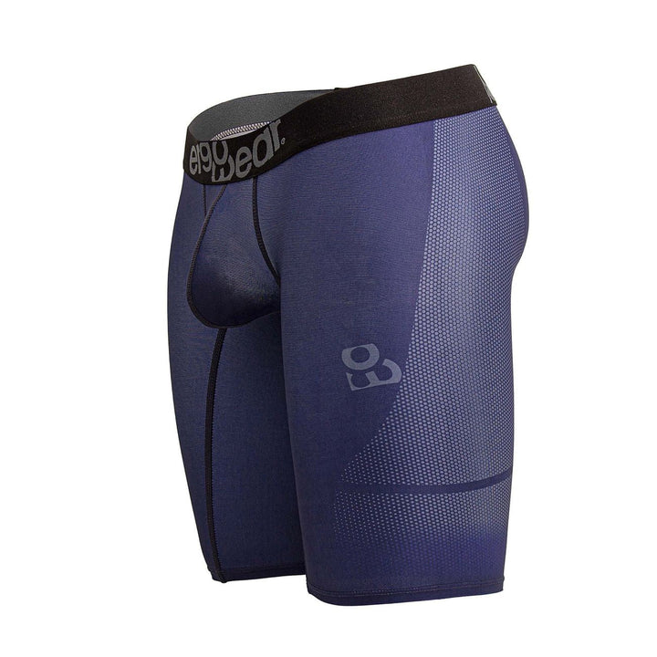 ErgoWear men's dark blue MAX SE athletic compression shorts – performance gym wear
