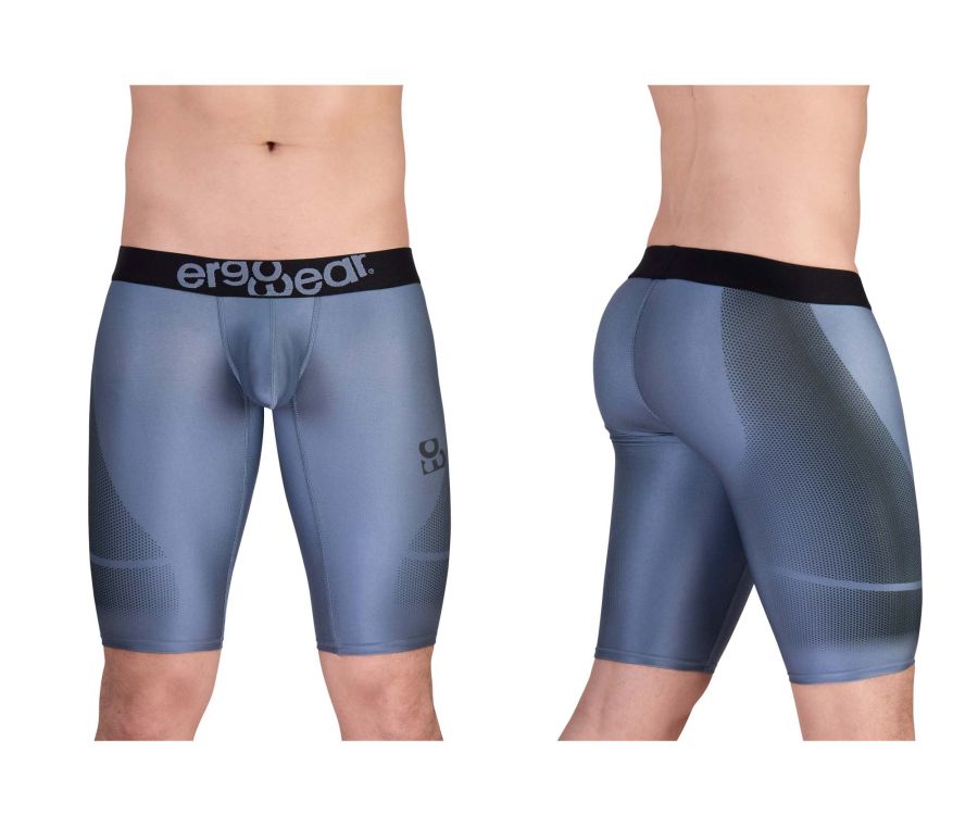 ErgoWear EW1609 MAX SE Athletic Shorts in gray black – men's compression athletic shorts