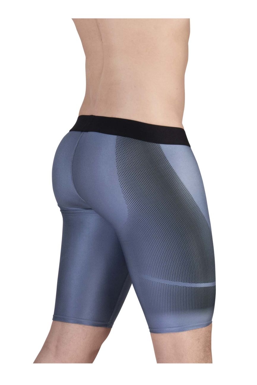 ErgoWear EW1609 MAX SE Athletic Shorts in gray black – men's compression athletic shorts