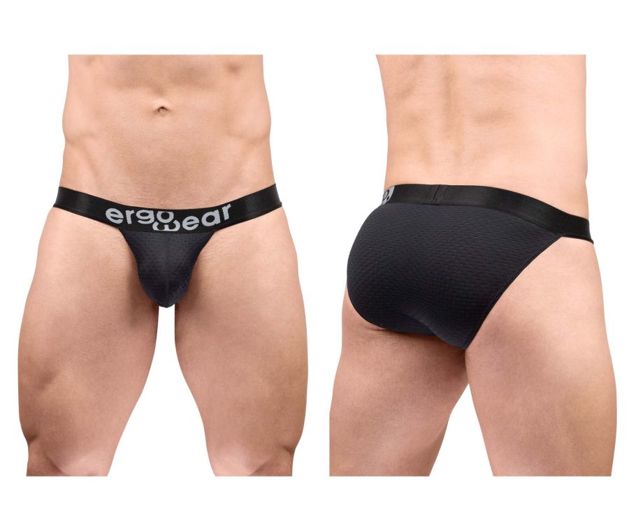 ErgoWear MAX FLOW Men's Bikini Brief in Black – men's briefs