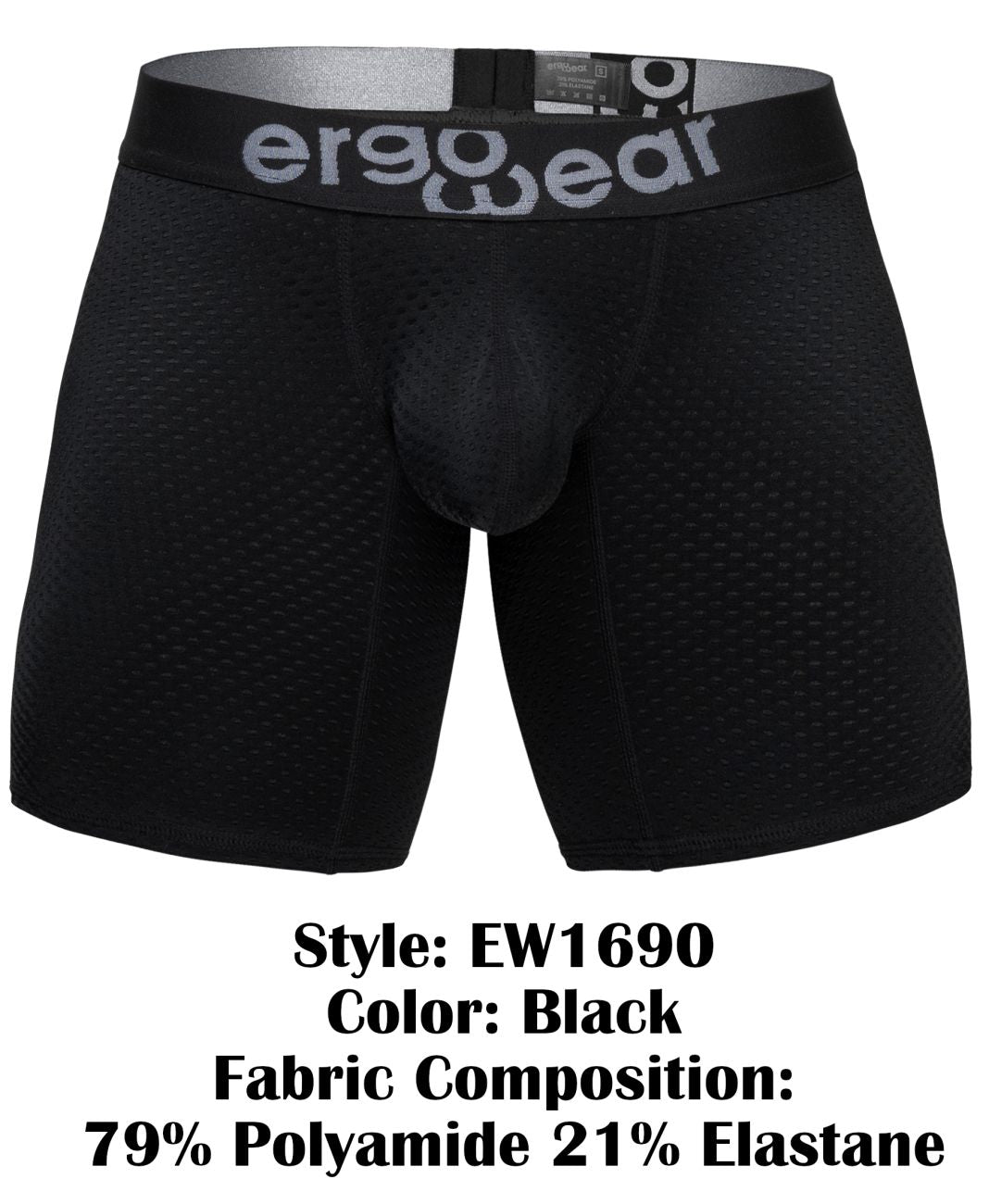 ErgoWear MAX FLOW Men's Boxer Brief in Black – men's boxer briefs