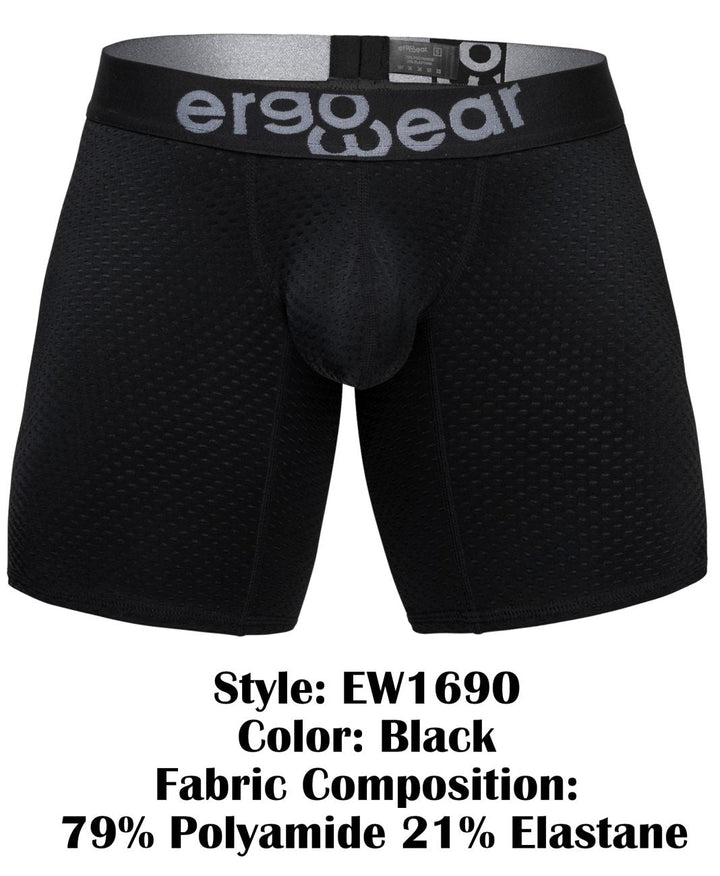 ErgoWear MAX FLOW Men's Boxer Brief in Black – men's boxer briefs