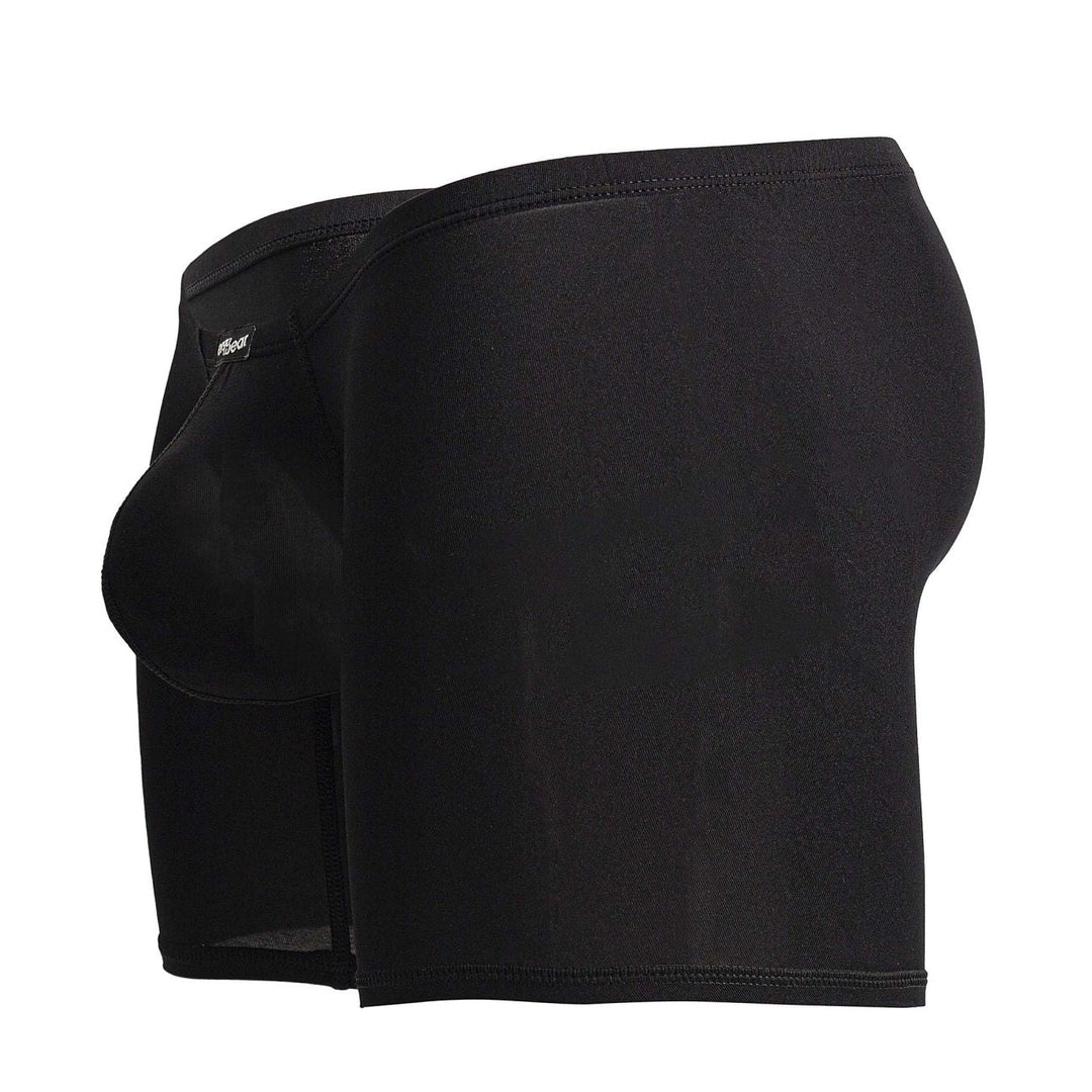 ErgoWear men's black X4D boxer briefs – low-rise polyamide full coverage underwear