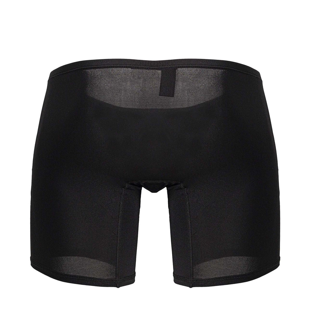 ErgoWear men's black X4D boxer briefs – low-rise polyamide full coverage underwear