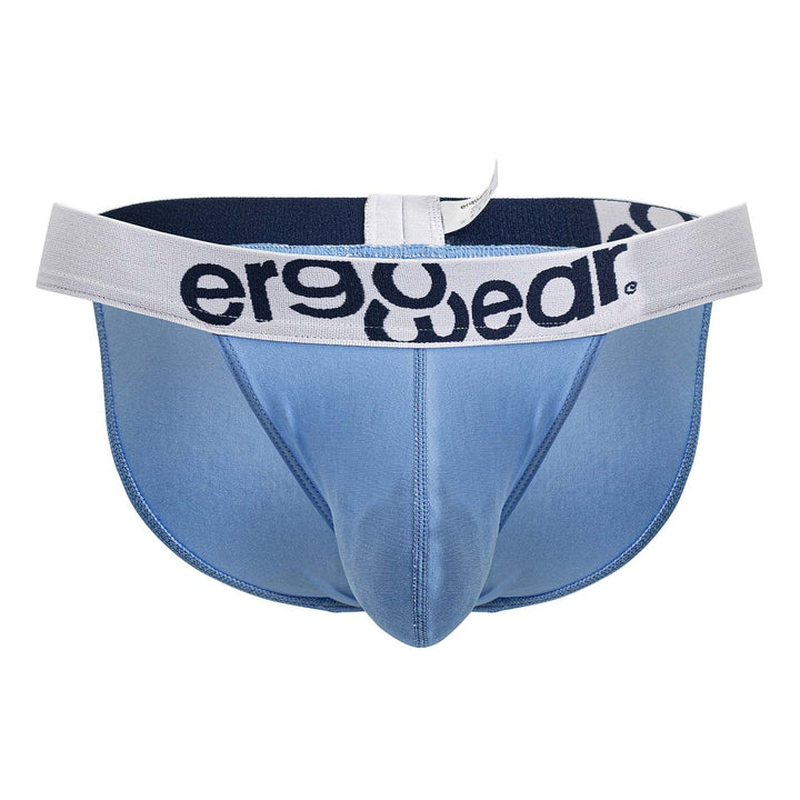 ErgoWear MAX COTTON Bikini in Light Blue – men's briefs