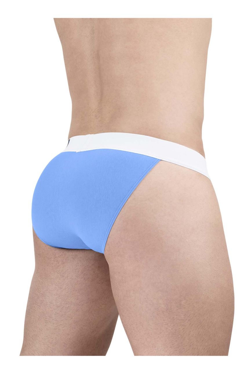ErgoWear MAX COTTON Bikini in Light Blue – men's briefs