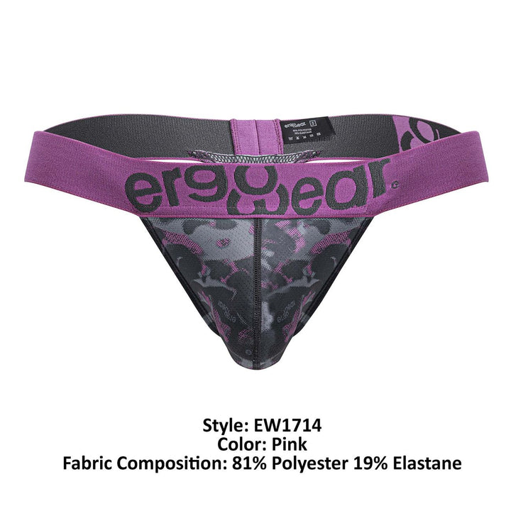 ErgoWear MAX SE CAMO Men's Thong in Pink – men's thongs