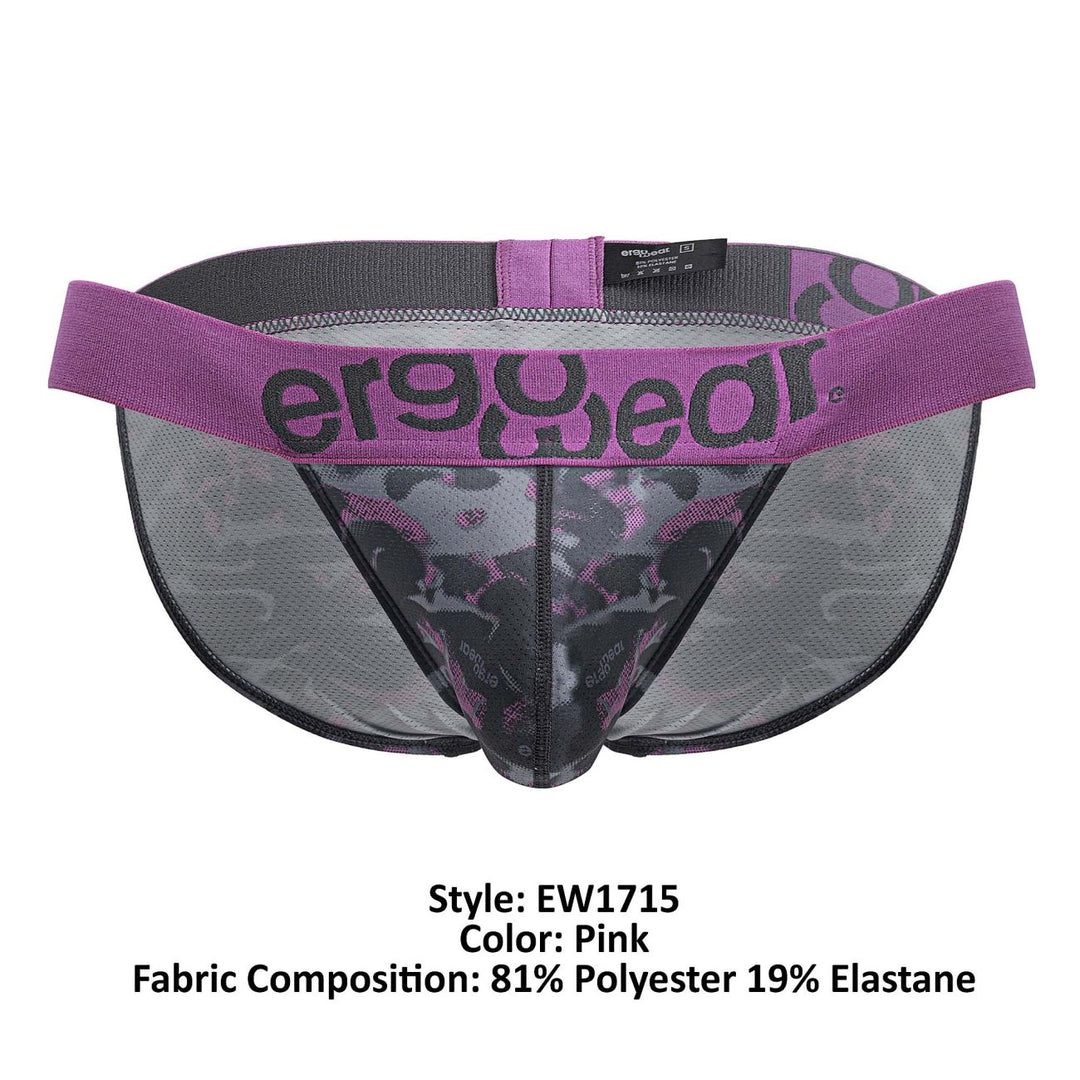 ErgoWear MAX SE CAMO Bikini in Pink – men's briefs