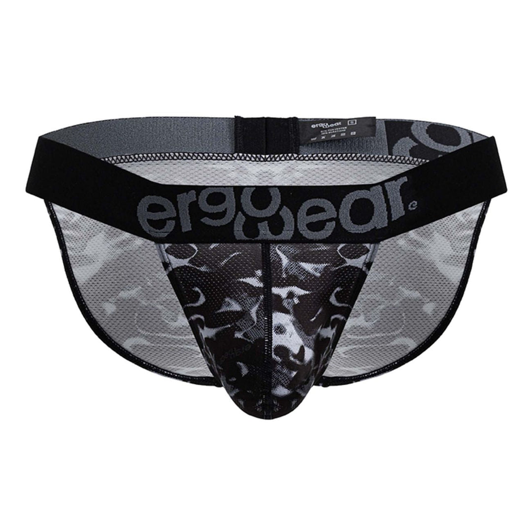 ErgoWear MAX SE CAMO Men's Bikini Brief in Black – men's briefs
