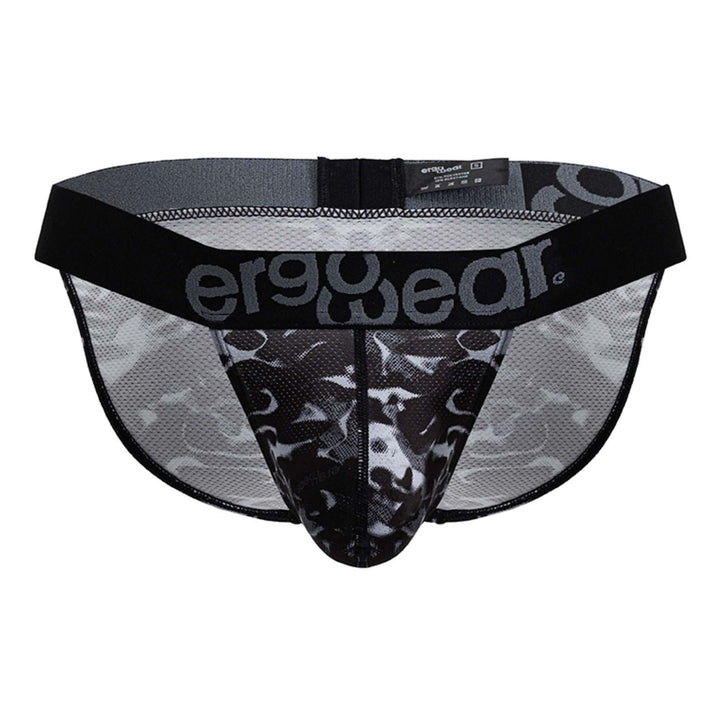 ErgoWear MAX SE CAMO Men's Bikini Brief in Black – men's briefs
