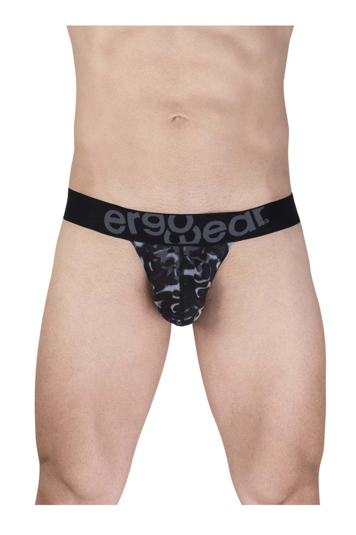 ErgoWear MAX SE CAMO Men's Bikini Brief in Black – men's briefs