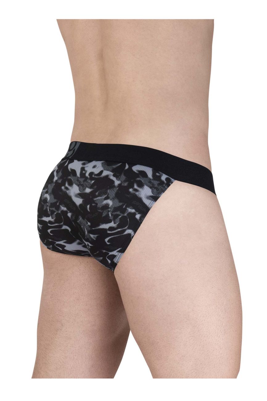 ErgoWear MAX SE CAMO Men's Bikini Brief in Black – men's briefs