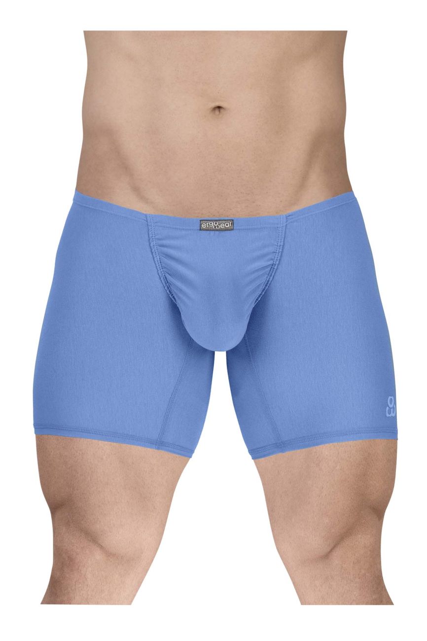 ErgoWear FEEL GR8 Cotton Men's Boxer Brief in Light Blue – men's boxer briefs