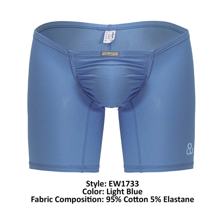 ErgoWear FEEL GR8 Cotton Men's Boxer Brief in Light Blue – men's boxer briefs