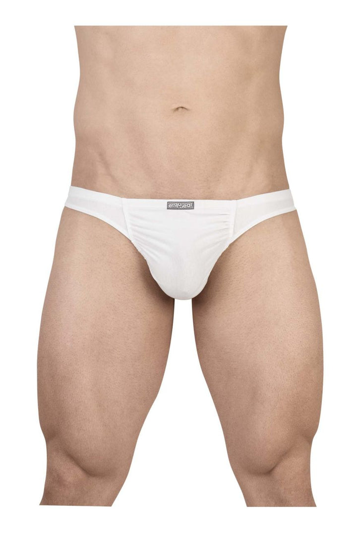 ErgoWear FEEL GR8 Cotton Men's Thong in White – men's thongs
