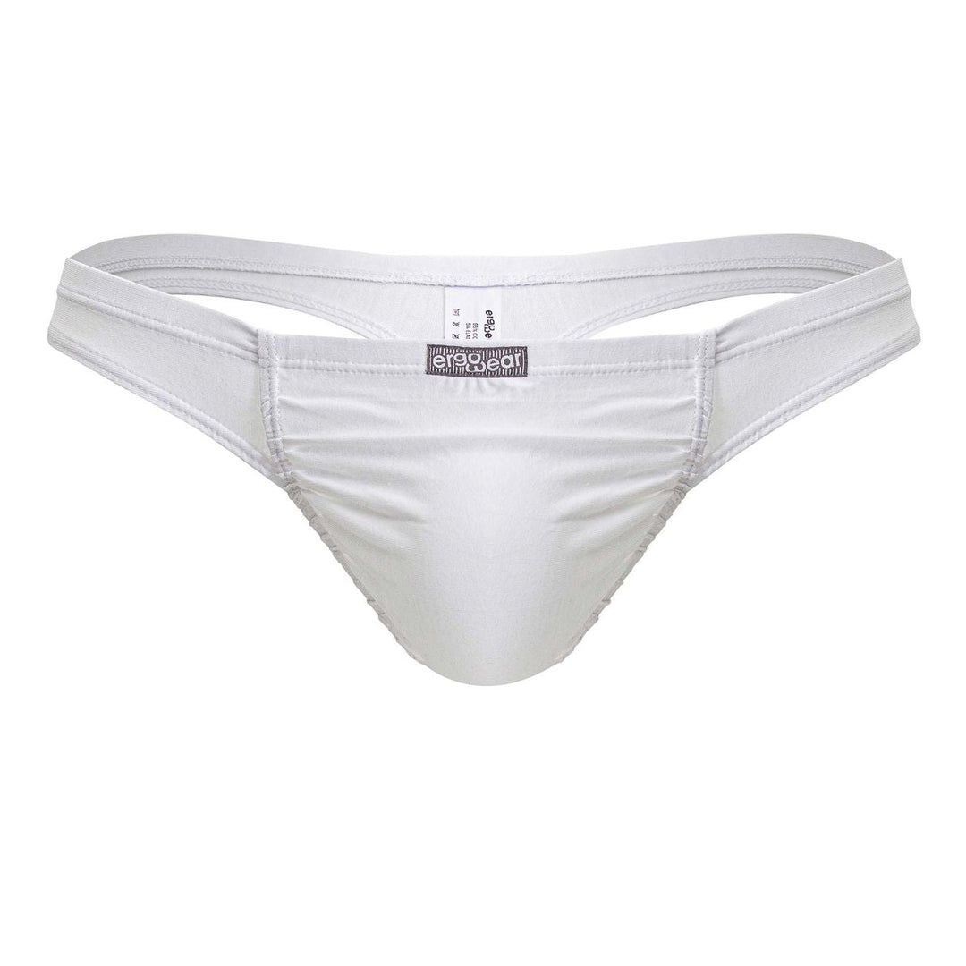 ErgoWear FEEL GR8 Cotton Men's Thong in White – men's thongs