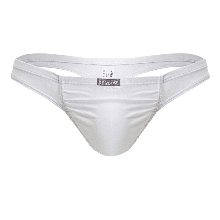 ErgoWear FEEL GR8 Cotton Men's Thong in White – men's thongs