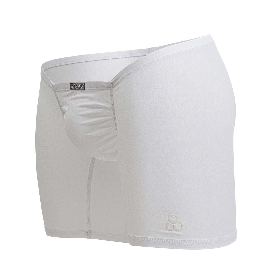 ErgoWear FEEL GR8 Cotton Boxer Briefs in White – men's boxer briefs