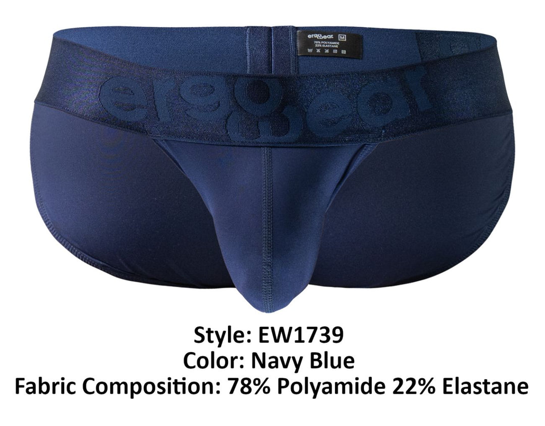 ErgoWear MAX BOLD Men's Bikini Brief in Navy Blue – men's briefs