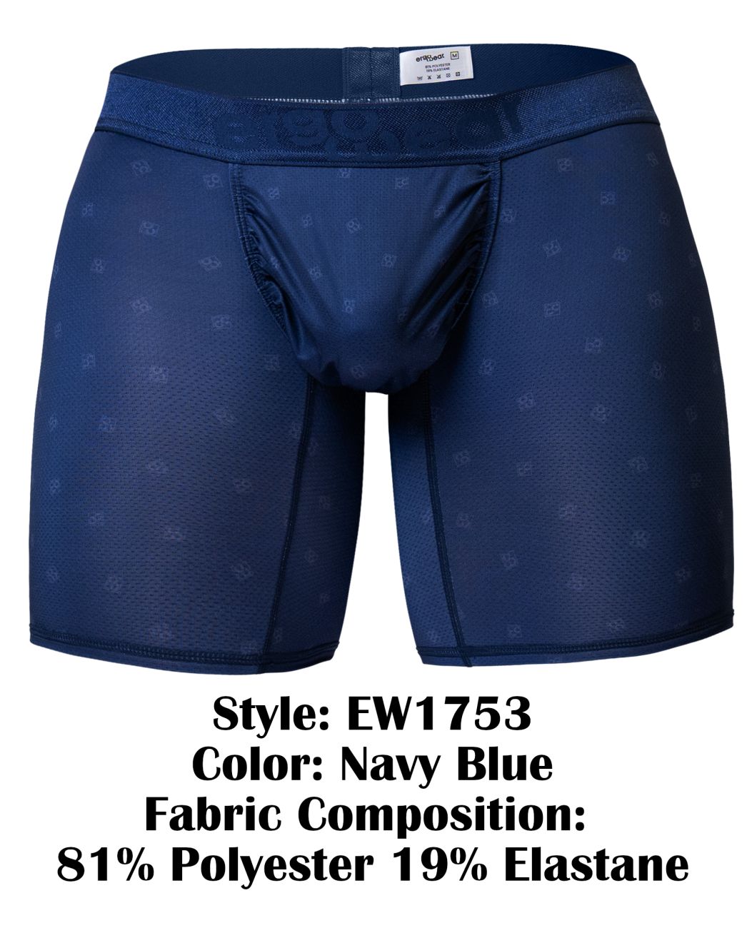 ErgoWear FEEL SE Men's Boxer Brief in Navy Blue – men's boxer briefs