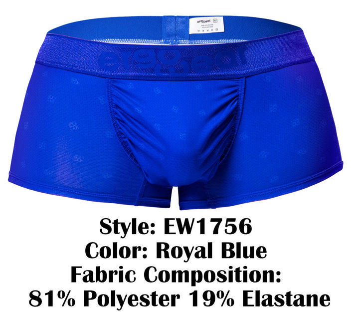 ErgoWear FEEL SE Men's Trunk Underwear in Royal Blue – men's trunks