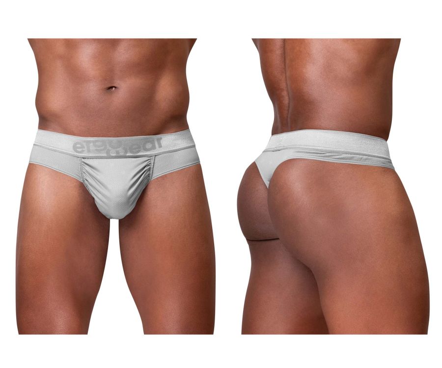 ErgoWear FEEL SE Men's Thong in Silver – men's thongs