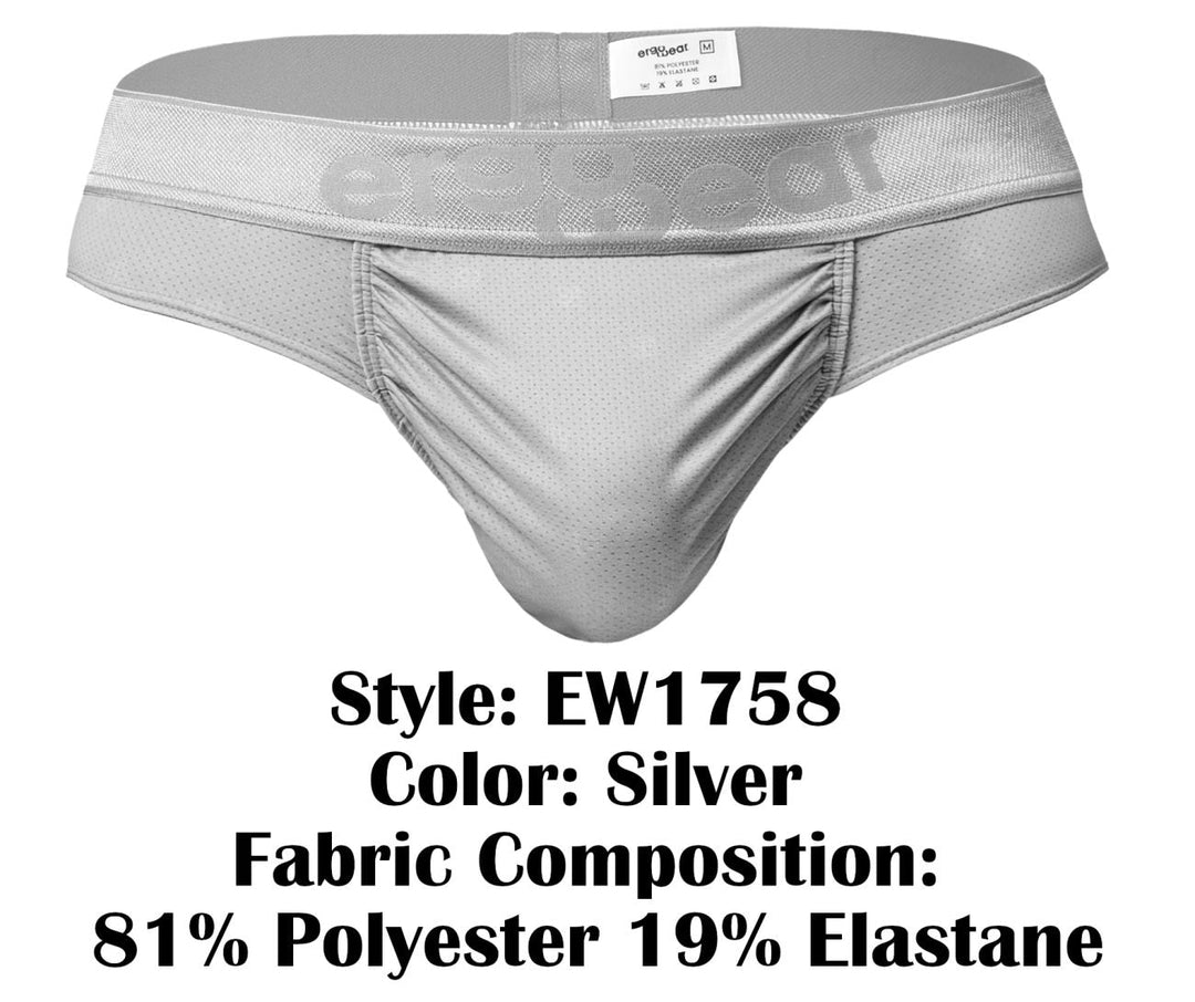 ErgoWear FEEL SE Men's Thong in Silver – men's thongs